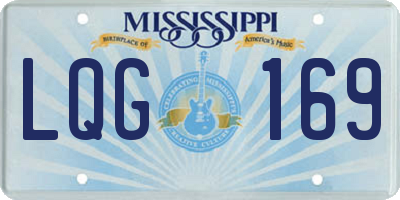 MS license plate LQG169