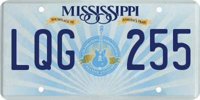 MS license plate LQG255