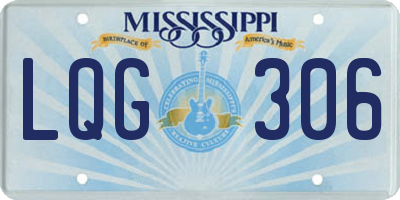 MS license plate LQG306