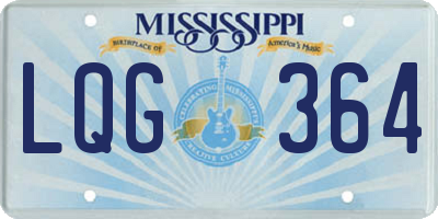 MS license plate LQG364