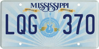 MS license plate LQG370