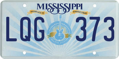 MS license plate LQG373