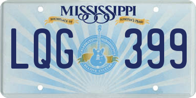 MS license plate LQG399