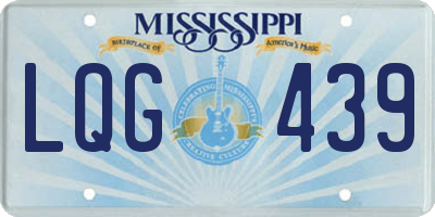 MS license plate LQG439