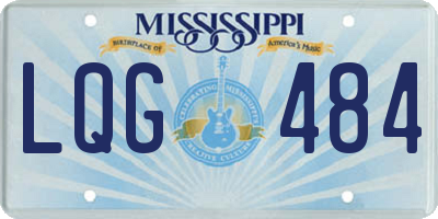 MS license plate LQG484