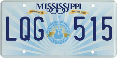 MS license plate LQG515