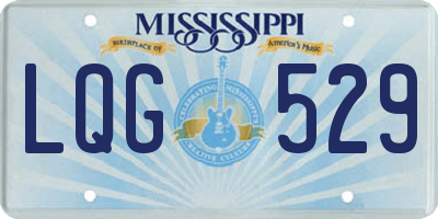 MS license plate LQG529