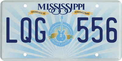 MS license plate LQG556