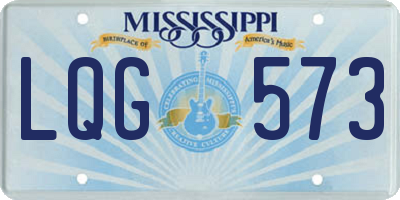 MS license plate LQG573
