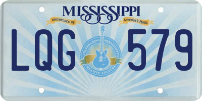 MS license plate LQG579