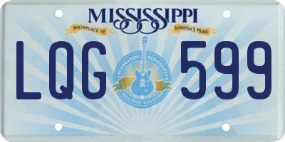 MS license plate LQG599