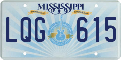 MS license plate LQG615