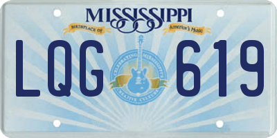 MS license plate LQG619