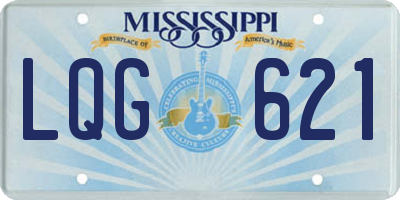 MS license plate LQG621