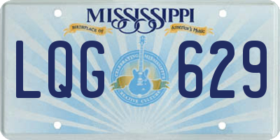 MS license plate LQG629