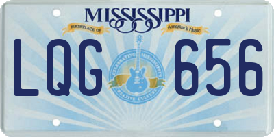 MS license plate LQG656
