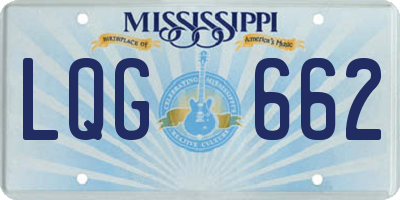 MS license plate LQG662