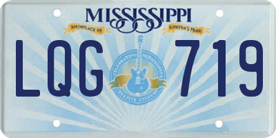 MS license plate LQG719