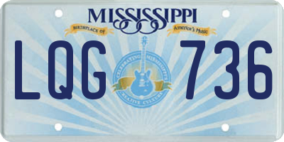MS license plate LQG736