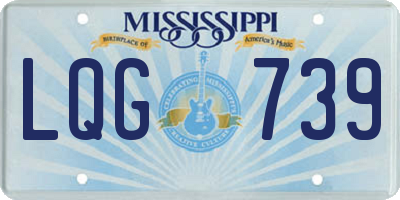 MS license plate LQG739