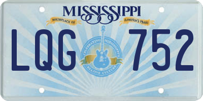 MS license plate LQG752