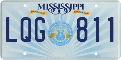 MS license plate LQG811