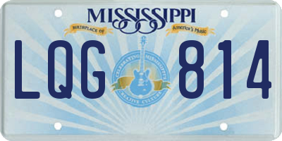 MS license plate LQG814