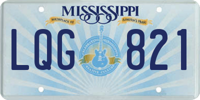 MS license plate LQG821