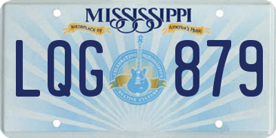MS license plate LQG879