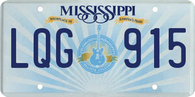 MS license plate LQG915