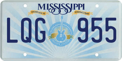 MS license plate LQG955