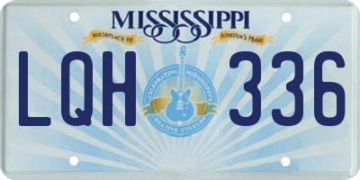 MS license plate LQH336