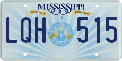 MS license plate LQH515