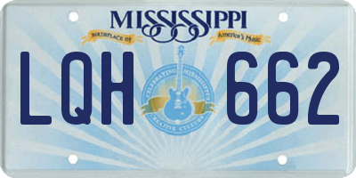 MS license plate LQH662