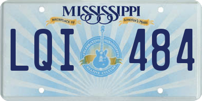 MS license plate LQI484
