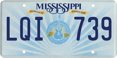 MS license plate LQI739