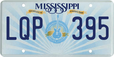 MS license plate LQP395