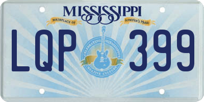 MS license plate LQP399