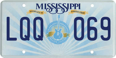 MS license plate LQQ069