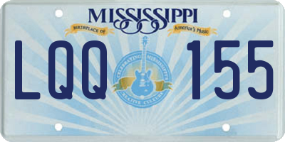 MS license plate LQQ155