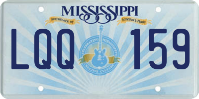 MS license plate LQQ159