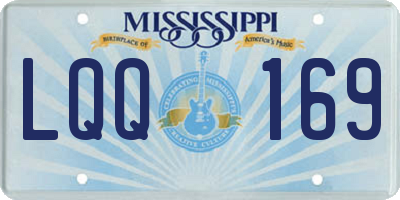 MS license plate LQQ169