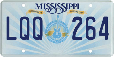 MS license plate LQQ264