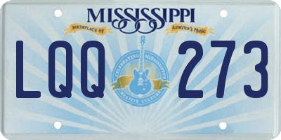 MS license plate LQQ273