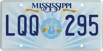 MS license plate LQQ295