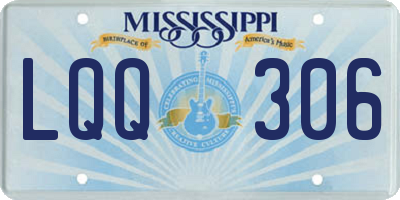 MS license plate LQQ306