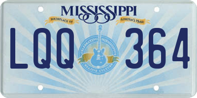 MS license plate LQQ364