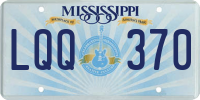 MS license plate LQQ370