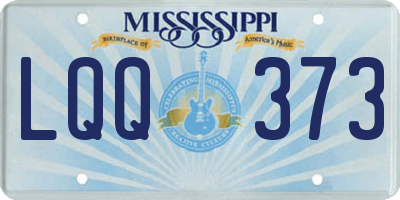 MS license plate LQQ373