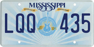 MS license plate LQQ435
